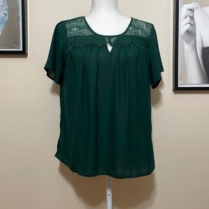 August Mist Lace Blouse